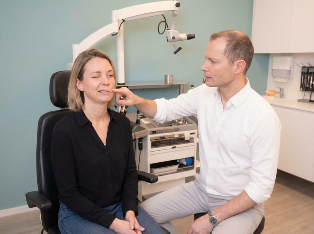 Fazialisparese Untersuchung-hno21