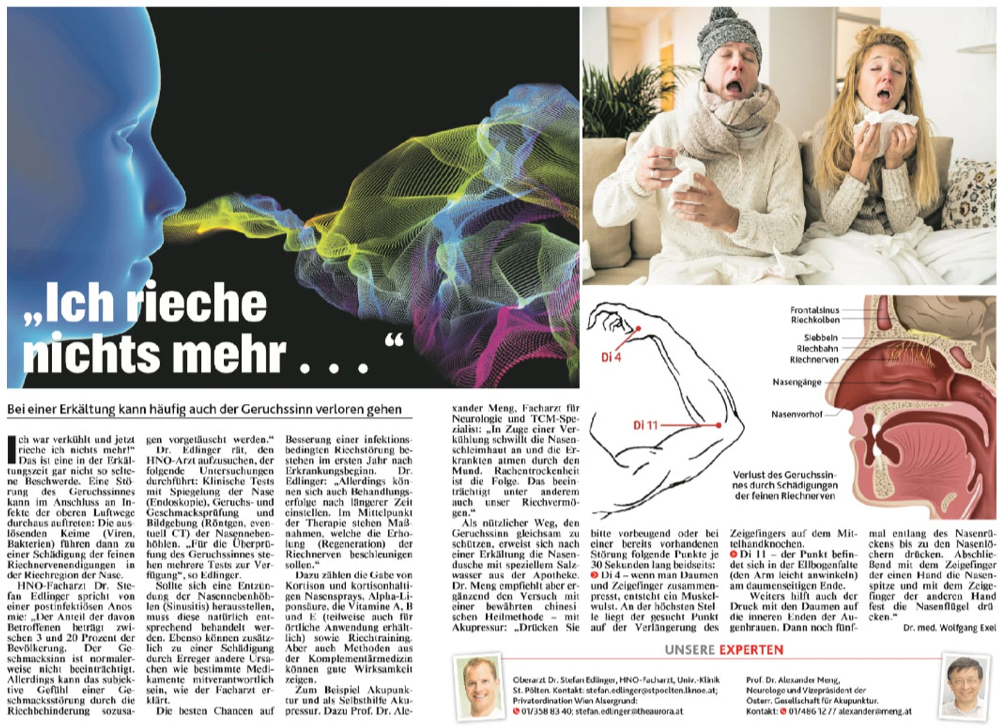 ich rieche nichts mehr zeitungsartikel edlinger-hno21